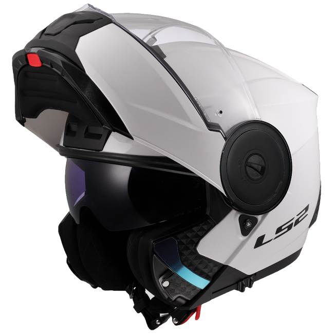 LS2 FF902 Scope II Solid Gloss White – Modular Touring Helmet ECE 22.06 P/J