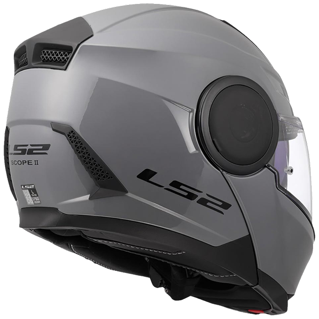 LS2 FF902 Scope II Solid Nardo Grey – Modular Touring Helmet ECE 22.06 P/J