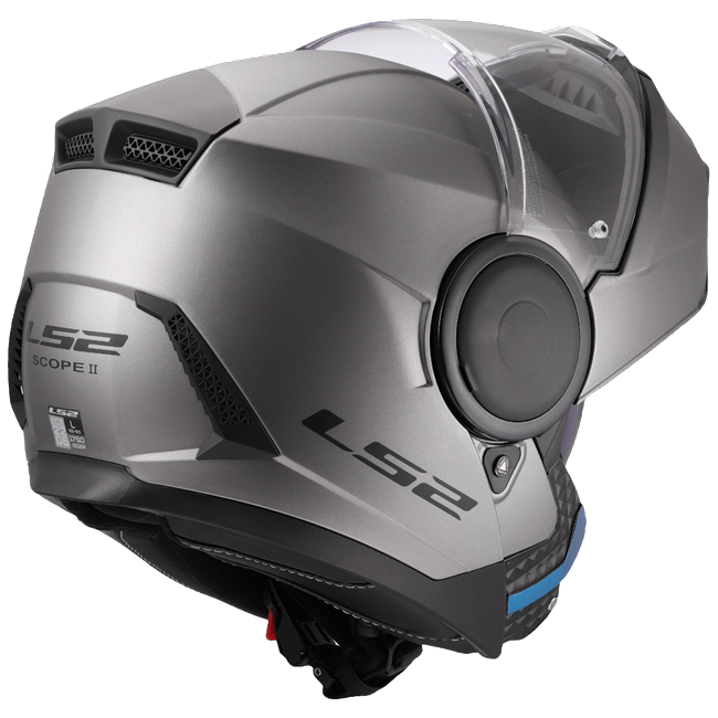 LS2 FF902 Scope II Solid Matt Titanium – Modular Touring Helmet ECE 22.06 P/J