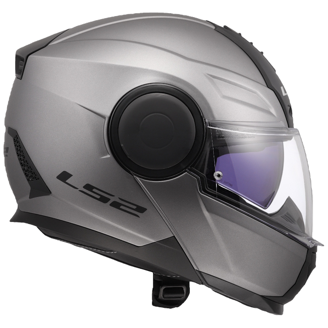 LS2 FF902 Scope II Solid Matt Titanium – Modular Touring Helmet ECE 22.06 P/J