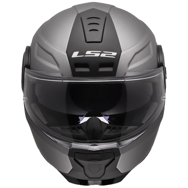 LS2 FF902 Scope II Solid Matt Titanium – Modular Touring Helmet ECE 22.06 P/J