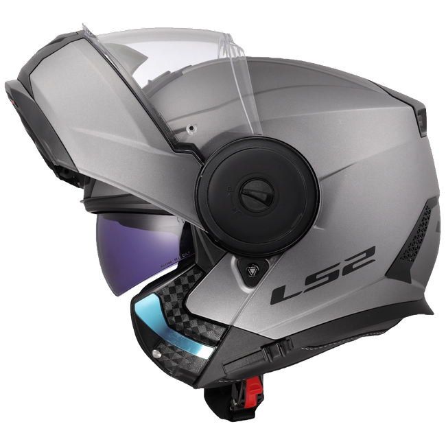 LS2 FF902 Scope II Solid Matt Titanium – Modular Touring Helmet ECE 22.06 P/J