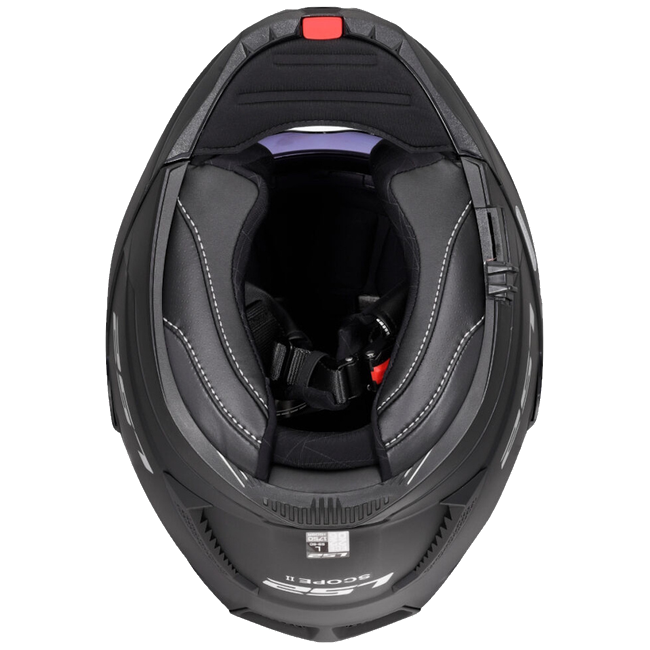 LS2 FF902 Scope II Solid Matt Black – Modular Touring Helmet ECE 22.06 P/J
