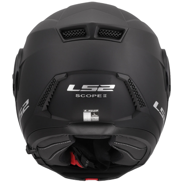 LS2 FF902 Scope II Solid Matt Black – Modular Touring Helmet ECE 22.06 P/J