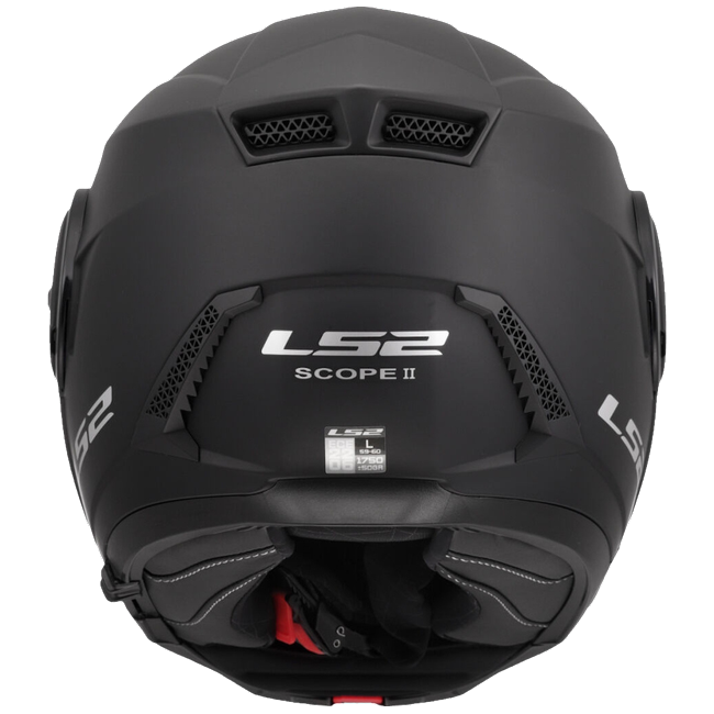 LS2 FF902 Scope II Solid Matt Black – Modular Touring Helmet ECE 22.06 P/J