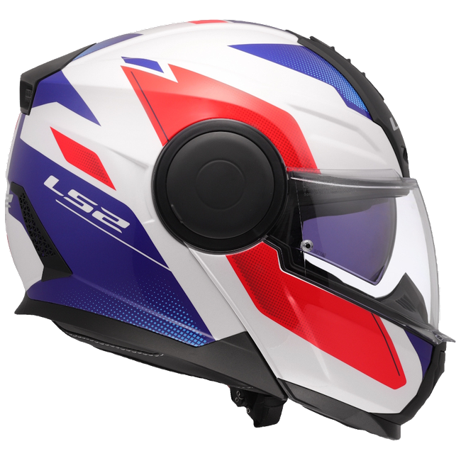 LS2 FF902 Scope II Duria White Blue Red – Modular Touring Helmet ECE 22.06 P/J
