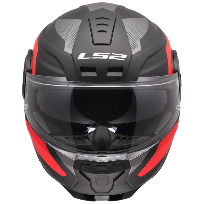 LS2 FF902 Scope II Duria Black Red – Modular Touring Helmet ECE 22.06 P/J