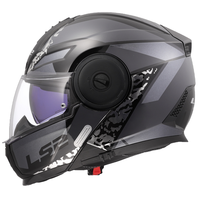 LS2 FF902 Scope II Oxyd Black Titanium – Modular Touring Helmet ECE 22.06 P/J