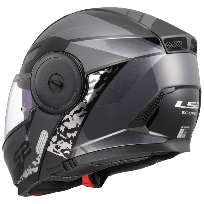 LS2 FF902 Scope II Oxyd Black Titanium – Modular Touring Helmet ECE 22.06 P/J