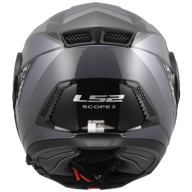 LS2 FF902 Scope II Oxyd Black Titanium – Modular Touring Helmet ECE 22.06 P/J