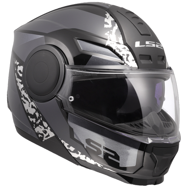 LS2 FF902 Scope II Oxyd Black Titanium – Modular Touring Helmet ECE 22.06 P/J