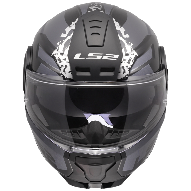 LS2 FF902 Scope II Oxyd Black Titanium – Modular Touring Helmet ECE 22.06 P/J