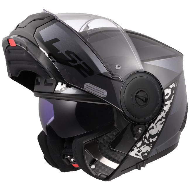 LS2 FF902 Scope II Oxyd Black Titanium – Modular Touring Helmet ECE 22.06 P/J