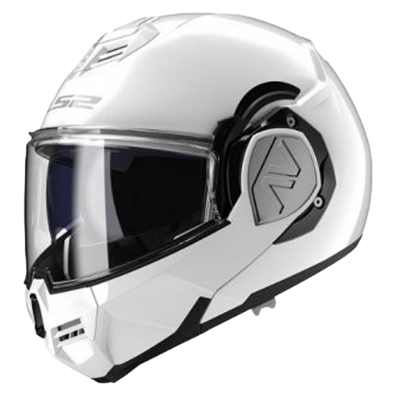 LS2 FF906 Advant Solid White – Flip-Up Touring Helmet ECE 22.06 P/J