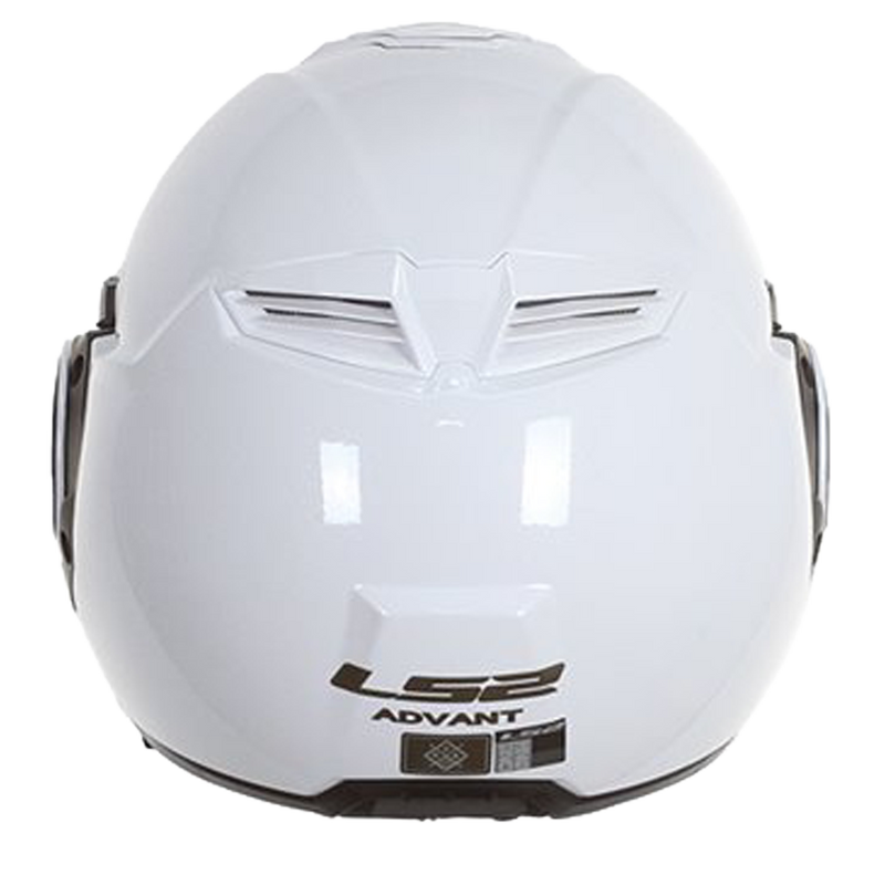 LS2 FF906 Advant Solid White – Flip-Up Touring Helmet ECE 22.06 P/J
