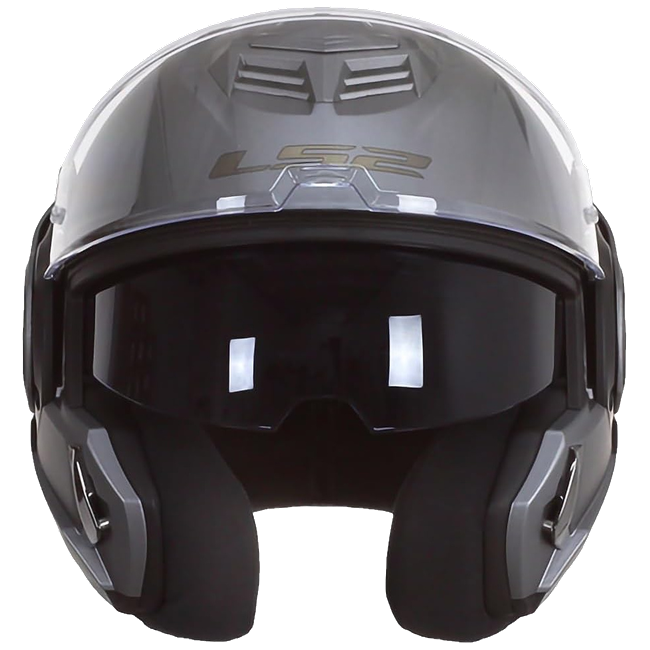 LS2 FF906 Advant Solid Matt Titanium – Flip-Up Touring Helmet ECE 22.06 P/J