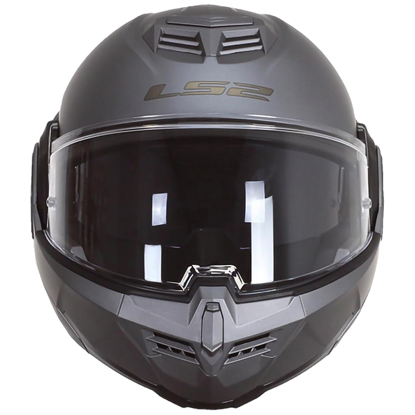 LS2 FF906 Advant Solid Matt Titanium – Flip-Up Touring Helmet ECE 22.06 P/J