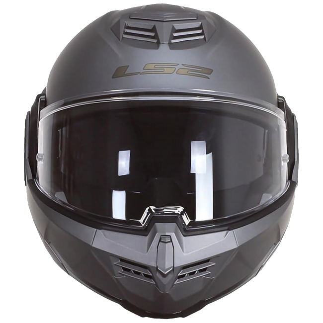 LS2 FF906 Advant Solid Matt Titanium – Flip-Up Touring Helmet ECE 22.06 P/J