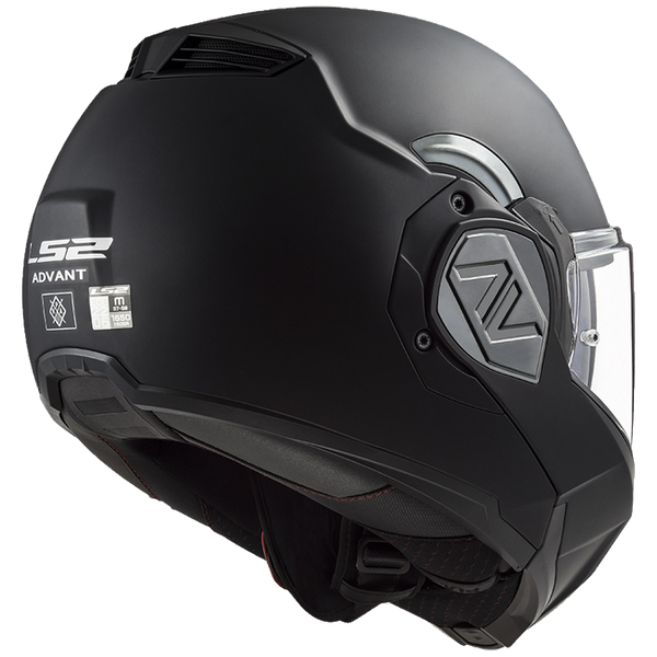 LS2 FF906 Advant Solid Matt Black – Flip-Up Touring Helmet ECE 22.06 P/J