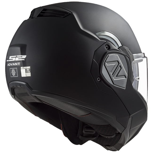 LS2 FF906 Advant Solid Matt Black – Flip-Up Touring Helmet ECE 22.06 P/J