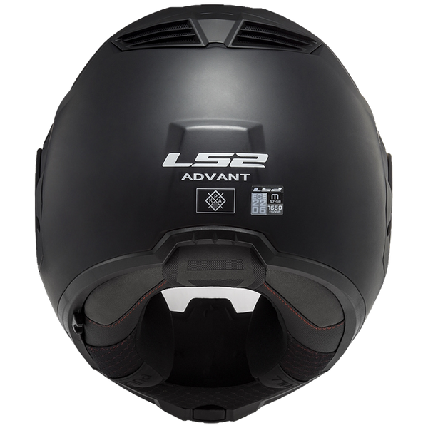LS2 FF906 Advant Solid Matt Black – Flip-Up Touring Helmet ECE 22.06 P/J