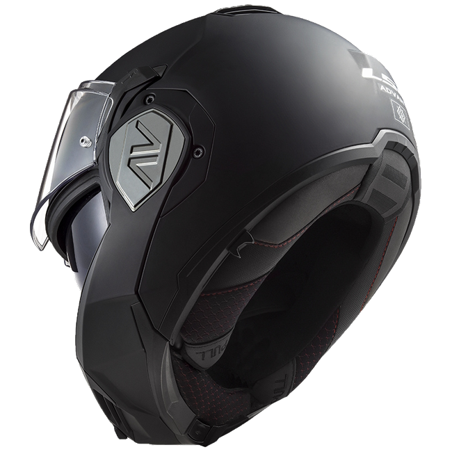 LS2 FF906 Advant Solid Matt Black – Flip-Up Touring Helmet ECE 22.06 P/J