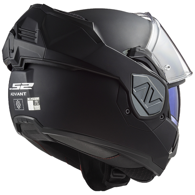 LS2 FF906 Advant Solid Matt Black – Flip-Up Touring Helmet ECE 22.06 P/J