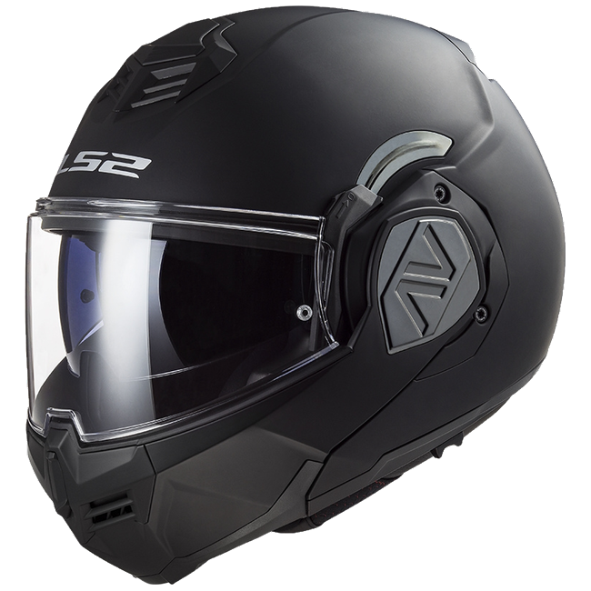 LS2 FF906 Advant Solid Matt Black – Flip-Up Touring Helmet ECE 22.06 P/J