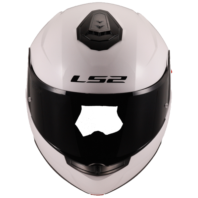 LS2 FF908 Strobe II Gloss White – Flip-Up Commuter Helmet ECE 22.06 P/J