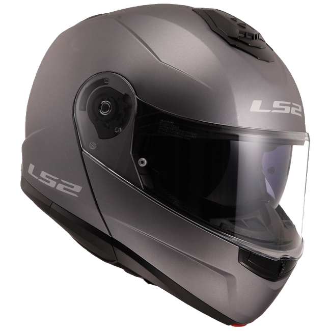 LS2 FF908 Strobe II Matt Titanium – Flip-Up Commuter Helmet ECE 22.06 P/J