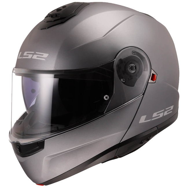 LS2 FF908 Strobe II Matt Titanium – Flip-Up Commuter Helmet ECE 22.06 P/J