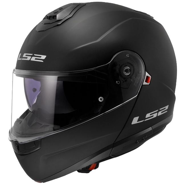 LS2 FF908 Strobe II Matt Black – Flip-Up Commuter Helmet ECE 22.06 P/J