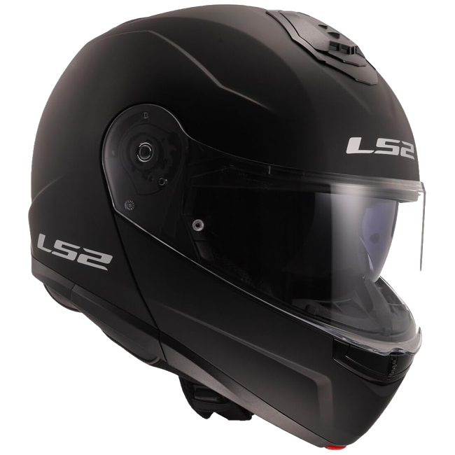 LS2 FF908 Strobe II Matt Black – Flip-Up Commuter Helmet ECE 22.06 P/J