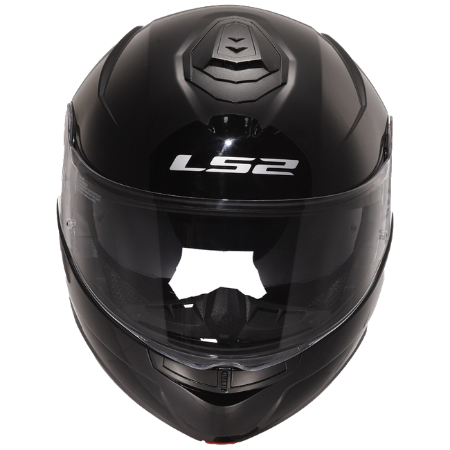 LS2 FF908 Strobe II Gloss Black – Flip-Up Commuter Helmet ECE 22.06 P/J