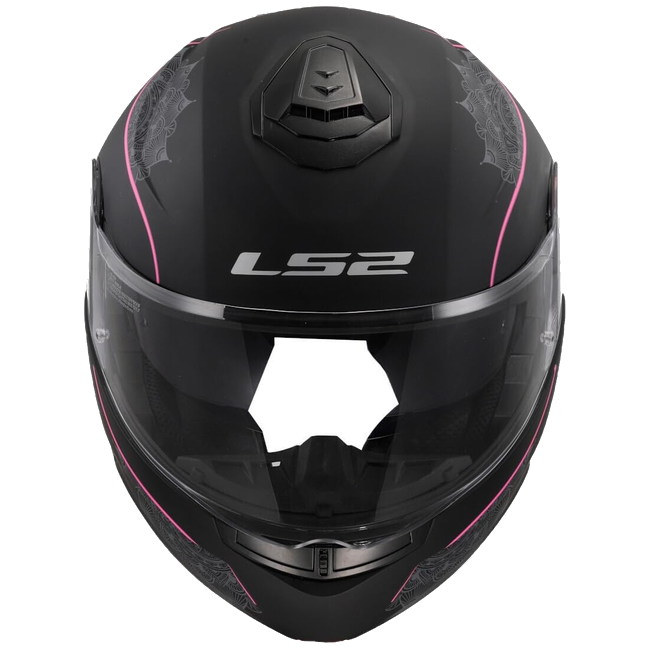 LS2 FF908 Strobe II Lux Matt Black Pink – Flip-Up Commuter Helmet ECE 22.06 P/J