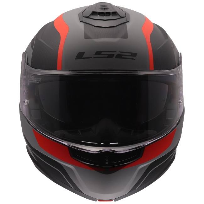 LS2 FF908 Strobe II Monza Matt Black Grey Red – Flip-Up Commuter Helmet ECE 22.06 P/J