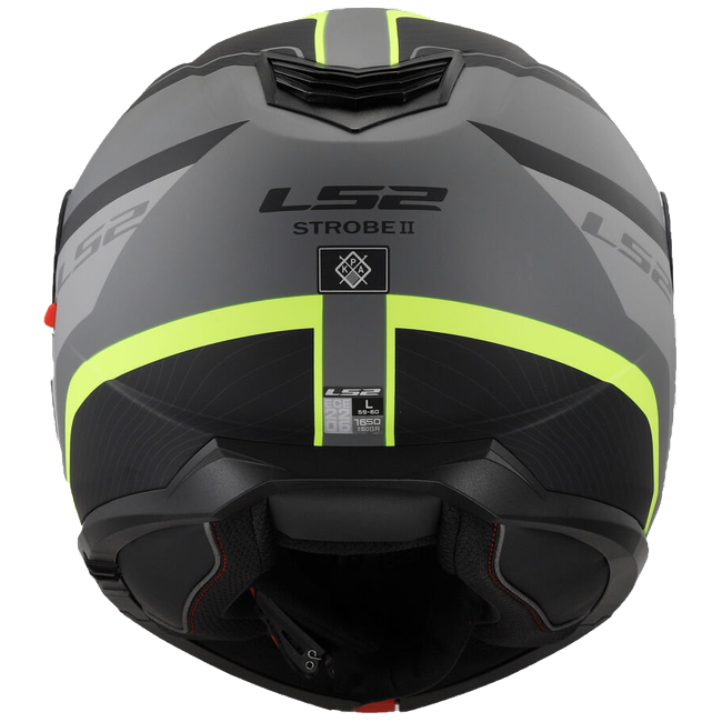 LS2 FF908 Strobe II Monza Matt Black H-V Yellow – Flip-Up Commuter Helmet ECE 22.06 P/J