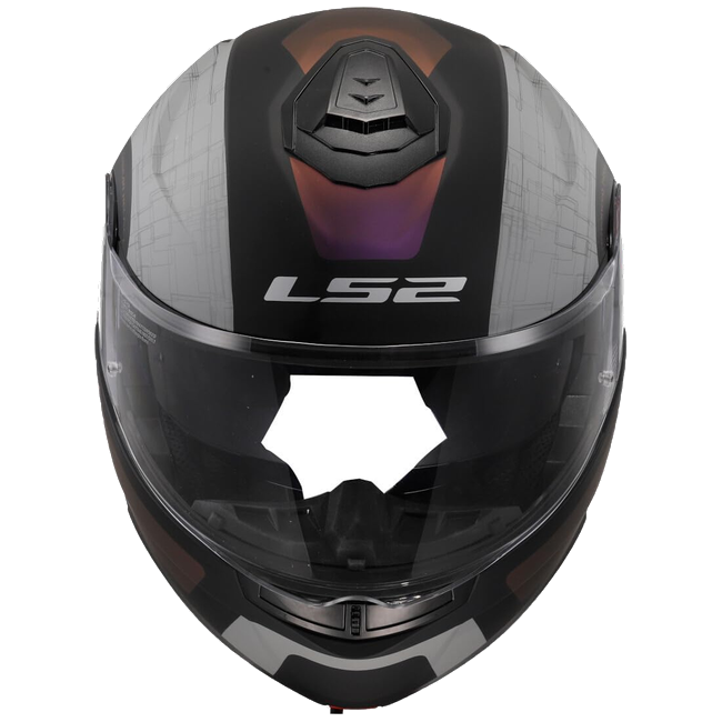LS2 FF908 Strobe II Orion Matt Black Purple Blue – Flip-Up Commuter Helmet ECE 22.06 P/J