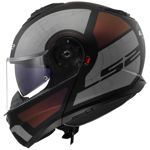 LS2 FF908 Strobe II Orion Matt Black Purple Blue – Klapphelm ECE 22.06 P/J