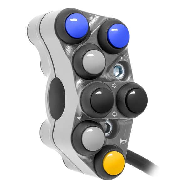 JetPrime Street Left Handlebar Switch for Yamaha MT-10 SP (2022–2024) – Titanium – JP PS YA036 T — view 3
