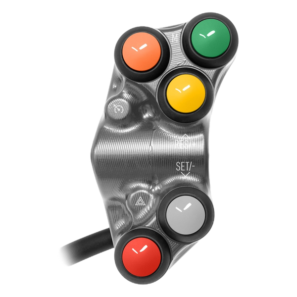 JetPrime Street Left Handlebar Switch for Yamaha MT-10 SP (2022–2024) – Titanium – JP PS YA036 T — view 4