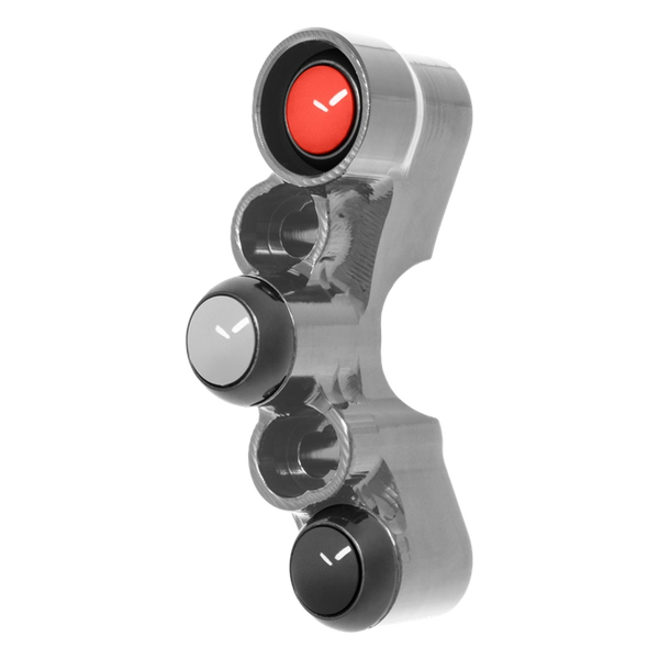 JetPrime Race Right Handlebar Switch for Ducati Panigale V4 S (2025–2026) – Universal Holes – Titanium – JP PDR DU056 T — view 3