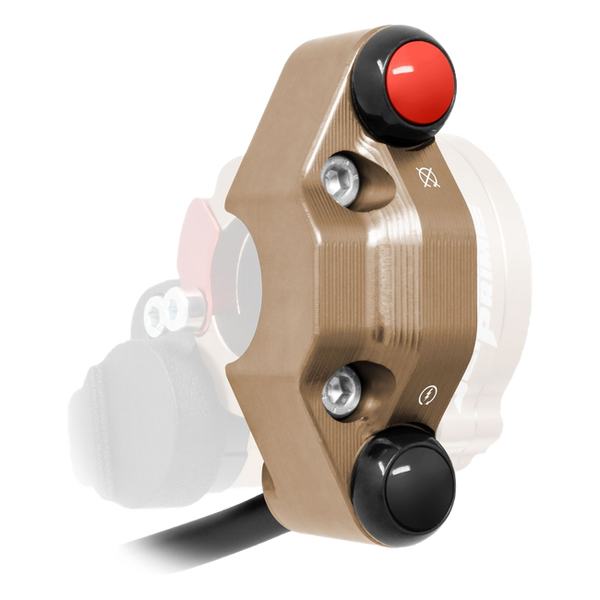 JetPrime Additional Handlebar Switch for KTM 690 SMC R (2014–2024) – Bronze – JP PDQ KT032 E — view 2