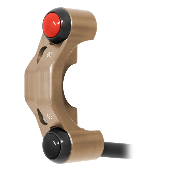 JetPrime Additional Handlebar Switch for KTM 690 SMC R (2014–2024) – Bronze – JP PDQ KT032 E — view 3
