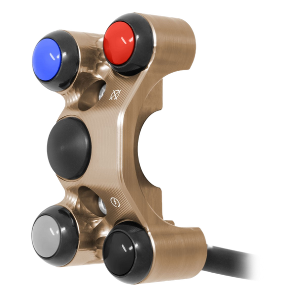 JetPrime Additional Handlebar Switch for KTM 1290 Super Duke GT (2019–2021) – Bronze – JP PDQ KT069 E — view 3