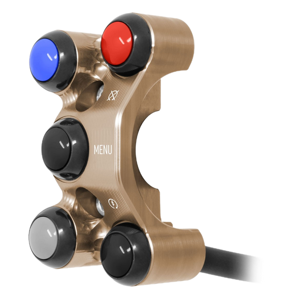 JetPrime Additional Handlebar Switch for Yamaha YZF-R1 Race (2025) – Bronze – JP PDQ YA033 E — view 3