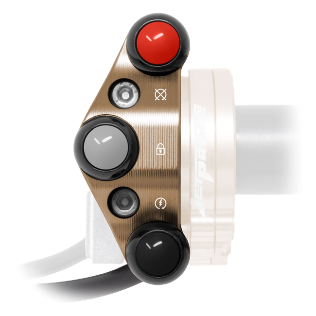 JetPrime Additional Race Handlebar Switch for KTM 1390 Super Duke R EVO (2024–2026) – Bronze – JP PDRQ KT016 E — view 1