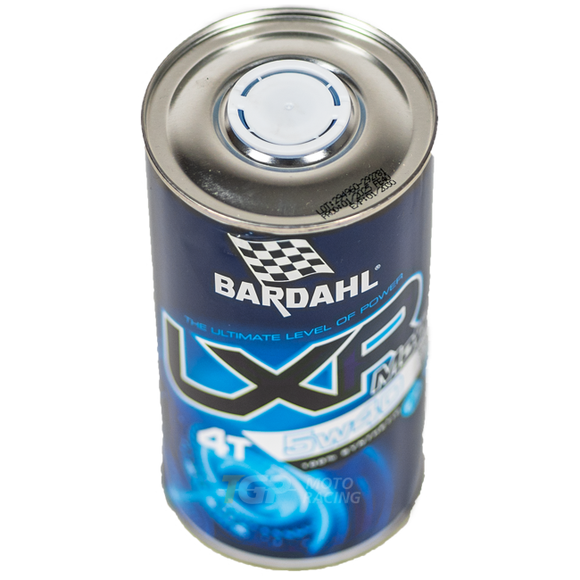 Bardahl Plasma LXR 5W40 1 litre fully synthetic motorcycle engine oil bottle