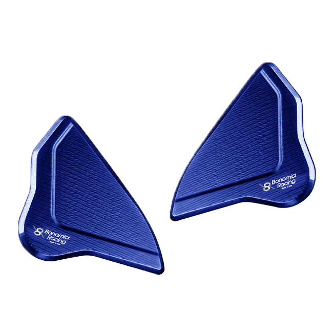 Bonamici Racing BM08 anodised aluminium mirror caps for Yamaha YZF-R9 2025-2026