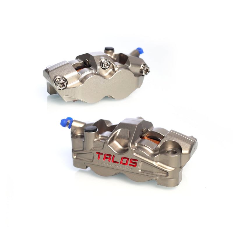 Talos X50 two-piece 4-piston 108mm front right brake caliper hard-anodised